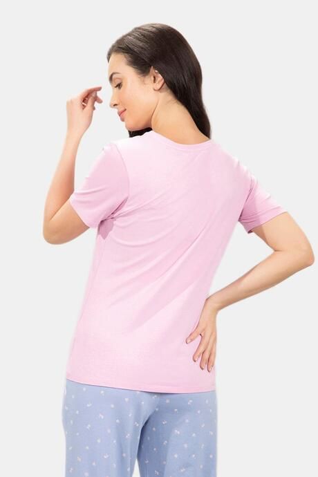 Amante Scoop Neck Sleep Tee - Lazy Days Print — image 3